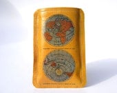 Fathers Day iPhone Cover / iPod Case mustard leather Hemispheres Design for all smart phones except Blackberry and HTC HD - Free Shipping