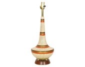 Cream, Orange & Gold Vintage Genie Lamp