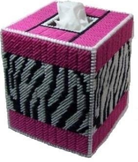 PDF Zebra Stripes Boutique Tissue Box Cover