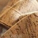 Loose Weave French Script Burlap Ribbon