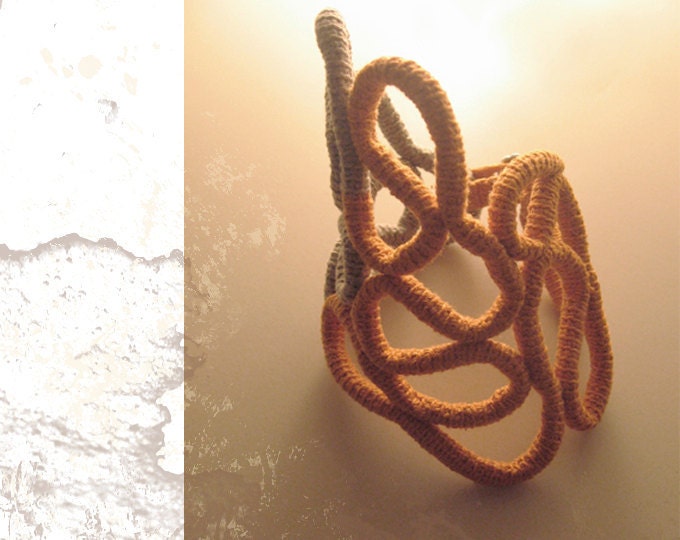 Crochet bracelet - Mystic Tower