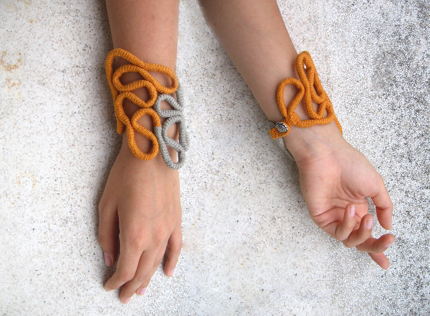 Crochet bracelet - Mystic Tower