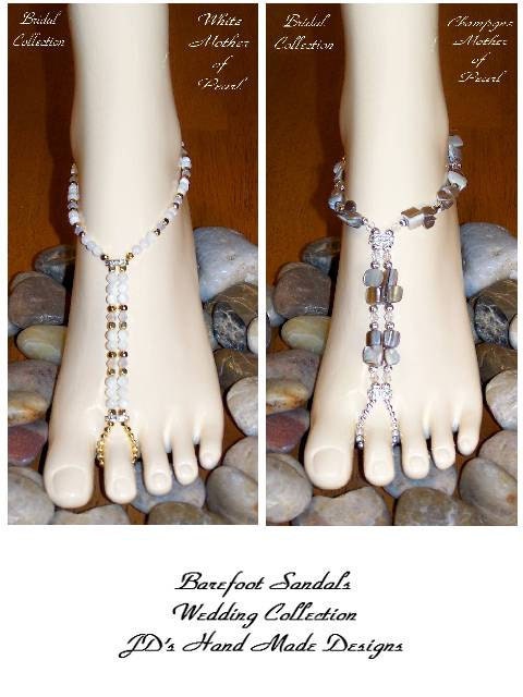 Bridal Barefoot Sandals