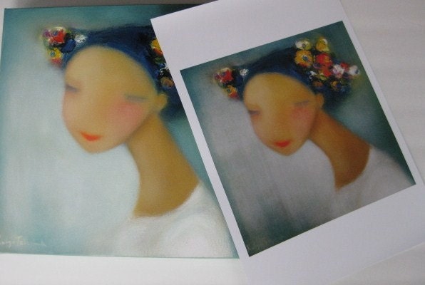ready to ship 12"x12" Open Edition print from original oil