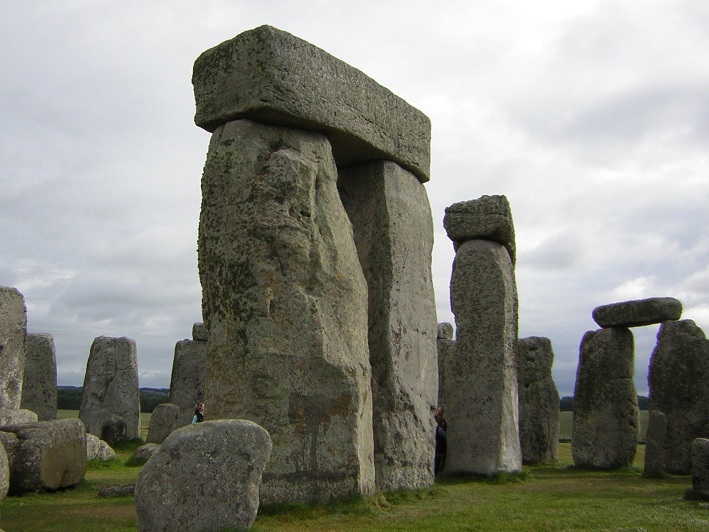 Fiber Art Stonehenge wool sculpture - a woolhenge needle felted monument