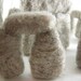 Fiber Art Stonehenge wool sculpture - a woolhenge needle felted monument