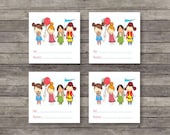 Party Gift Tags . Digital Collection . Mayi Carles