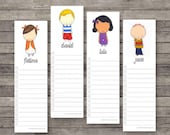 Personalized To Do Bookmark Notes . Digital Collection . Mayi Carles