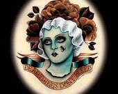 12X15 Tattoo Inspired Dead Things Don't Bleed