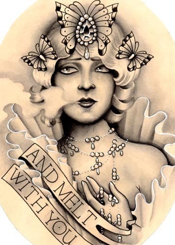 12X15 Tattoo Inspired Femme Fatales