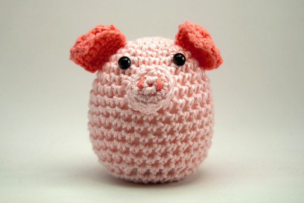 Barnyard Pig Sewing Pincushion Amigurumi