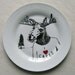 Hand Drawn Plate - Moose loves Cake