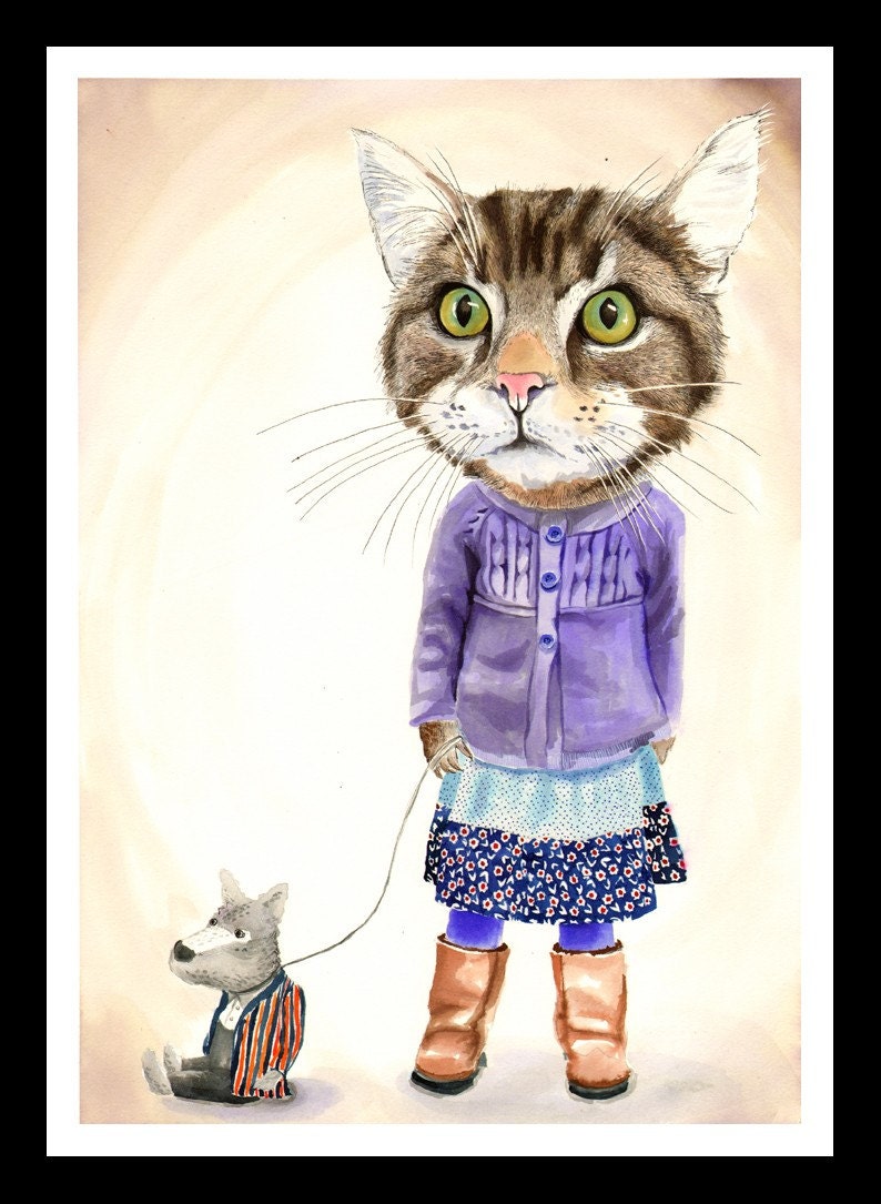 Miss Pickles print - 8x10 print