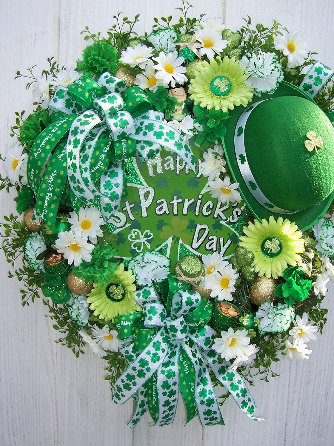 Reserved for Verneen Happy St. Patrick's Day wreath