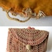 antique french clutch handmade small purse
