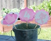 Ballerina party cupcake toppers