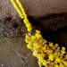 Ecuadorian Crocheted Yellow Beaded Necklace (Mercedes)