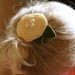 Yellow Flower Hair Clip