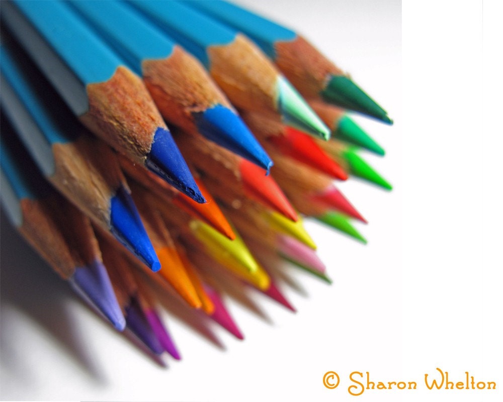 Watercolor Pencils - 8x10 Fine Art Photograph