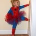 Spiderman / Spidergirl TuTu - Perfect for your Superhero Princess (Newborn to 5T) - Extra Fluffy