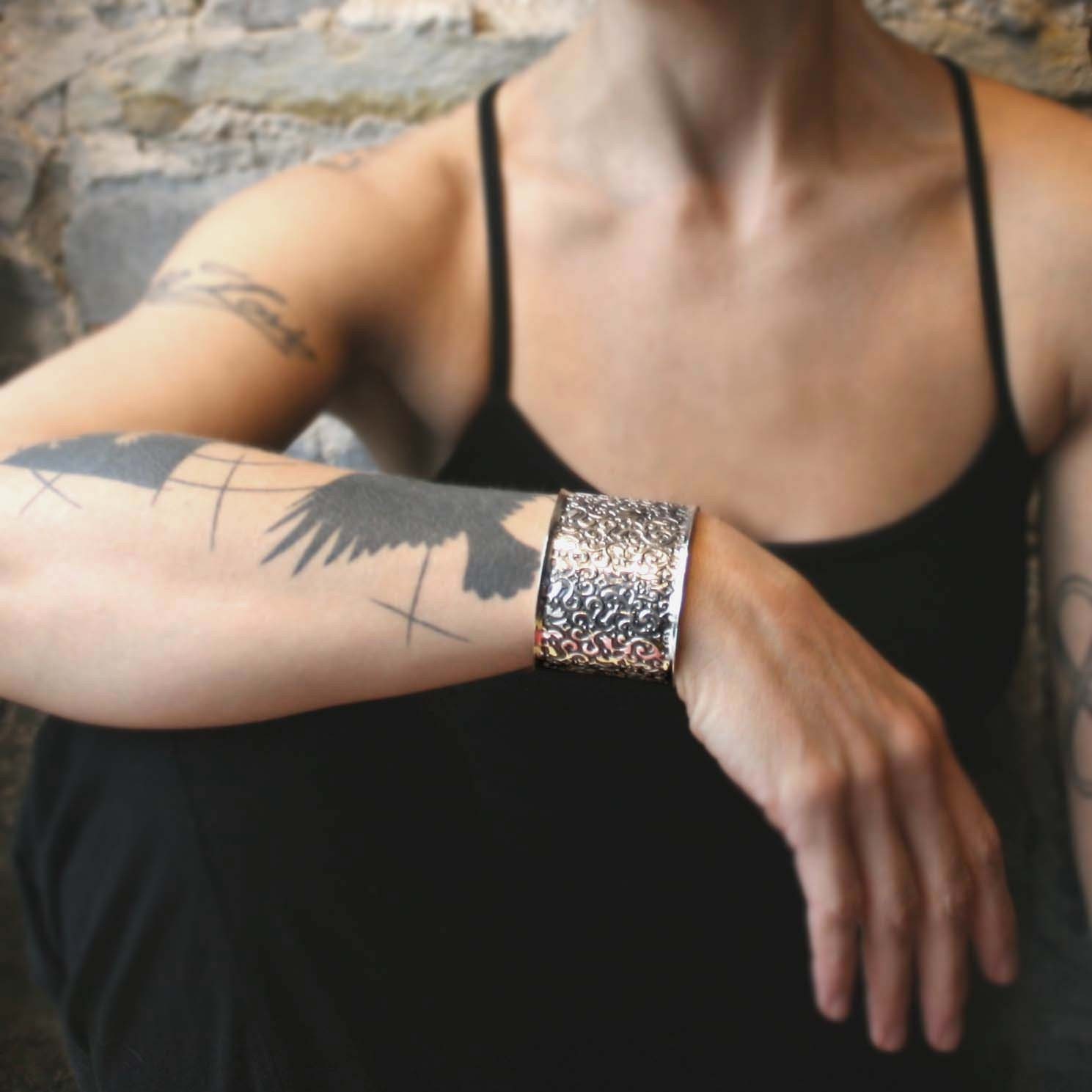 Silver Moroccan Cuff