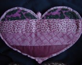 Luxury from the Country - quilted heart pot holders