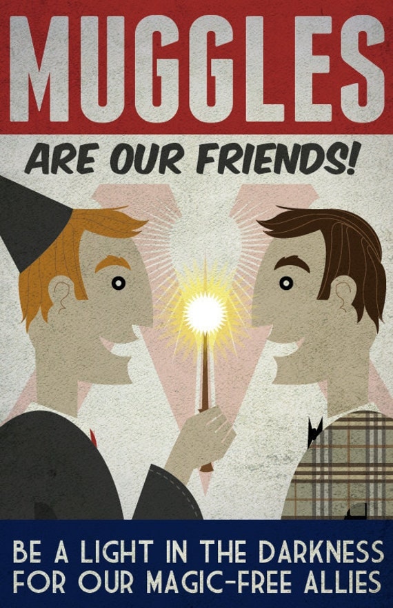 Muggles Are Our Friends: Original Art by Blimp Cat