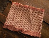 Rose Pink White Tube Scarf Cowl Petals Neck Warmer Pull Over Scarf Distressed Fraying Antique Fairy necklace
