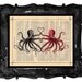 Custom Wedding Octopus Print - Dictionary Art - Octopus Art Print Octopus Lovers Art Print