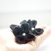 Black Flowers, Felt Flower Brooch