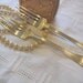 Vintage Silverware Silver Plate Wedding Dessert Cake Pastry Forks Husband & Wife with wedding date