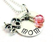 Mother's Day Necklace - Hand Stamped Jewelry - Mommy Necklace