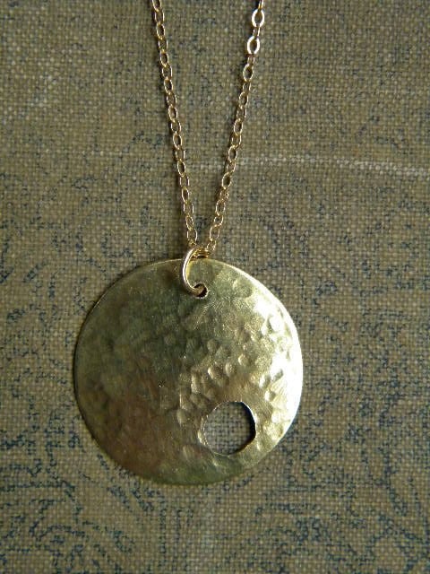 full moon necklace