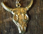 lucky charm skull necklace