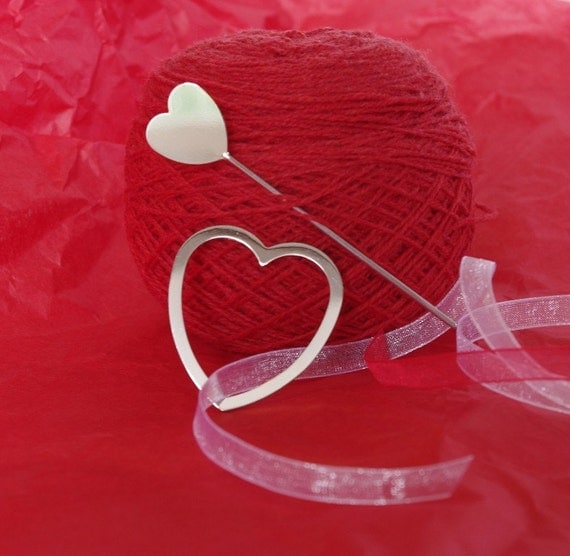 Heart Shawl Pin