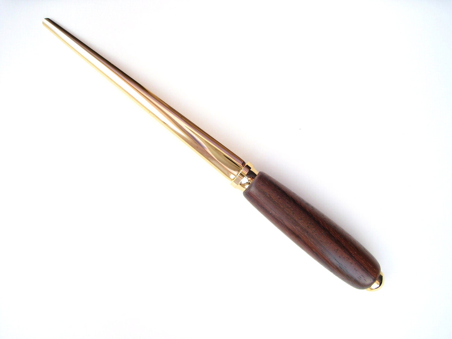 Wooden Letter Opener Handturned Unique Sonokeling Wood Paper Knife