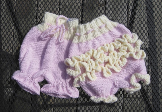 Custom Knit Baby Bloomers
