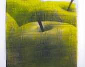 Green Appels Orginal Mixed Media Oil Painting