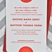 Letterpress Wedding Invitation Suite - Heart Stopper