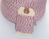 BULK SALE 100 Yards of Peppermint Red and White Bakers Twine
