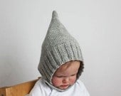 Direct Download PDF Knitting Pattern - Simple Ribbed Bonnet & Simple Ribbed Mittens - DIY Gifts