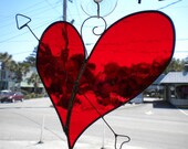 Give Love / Large Heart Suncatcher