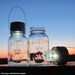 Vintage Mason Star Jar Lights, Canning Jars with Mason Jar Solar Lids, Repurposed Reclaimed Antique Mason Jar Lanterns