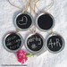 Party Chalkboard Signs 12 Jar Tags for Wedding, Party, Centerpiece, Entertaining, Mason Jar Chalkboard Labels Only - No Jars