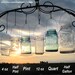 DIY Wedding Mason Jars Lanterns Hangers 6 DIY Outdoor Party Hanging Candle Kits, Luminaries by TreasureAgain, Handmade Hangers Only-No Jars