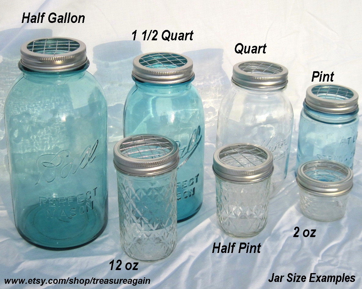 5 Mason Jar Flower Frog Lids Mason Jar Flower Arrangement Wedding Centerpiece, Ball Jar DIY Flowers Garden Flower Vases -No Jars