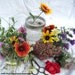 Mason Jar Flower Lid Mixed Sizes 5 Upcycled FLOWER FROG LIDS Wide Mouth, Regular, Garden, Wedding, Centerpiece, No Jars