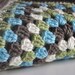 Owl Granny Square Baby Blanket & Owl Plushie Nursery Decor Set