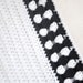Baby Blanket  - Granny Border - Navy & White - Samuel