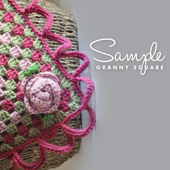 Sample Granny Square - Scarlet